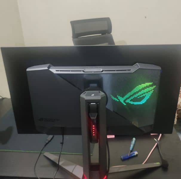 Asus pg27 aqdm brand new 3 month used 4