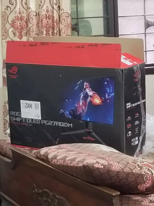 Asus pg27 aqdm brand new 3 month used 5