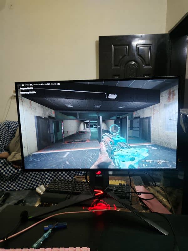 Asus pg27 aqdm brand new 3 month used 6