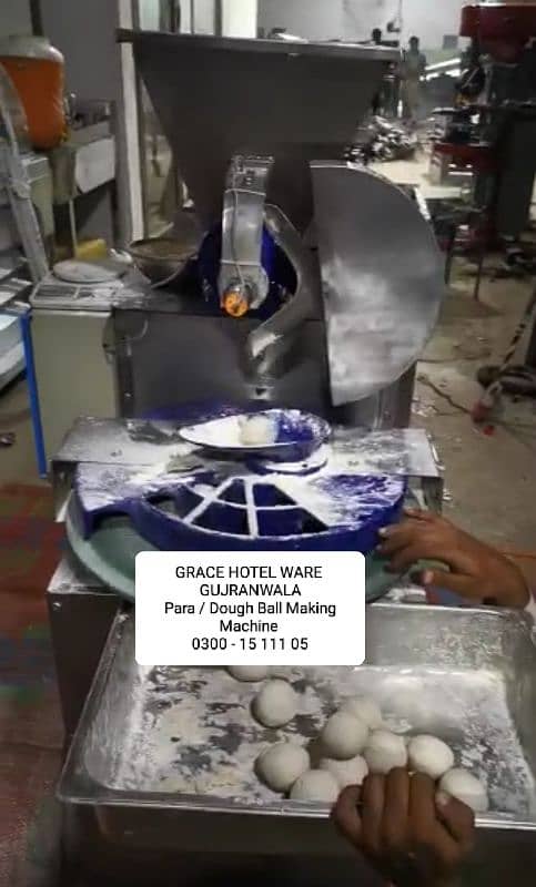 Flour Mixer Atta Machine Roti Naan Plant Para Dough Ball Mach Punching 12