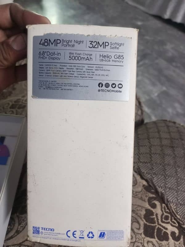 Techno Camon 19 Neo 6/128 . Battery 5000 . Best Conditon 2