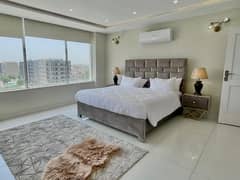 2 Bed Furnished Apartment Available For Rent In Nishtar Block Bahria Town Lahore