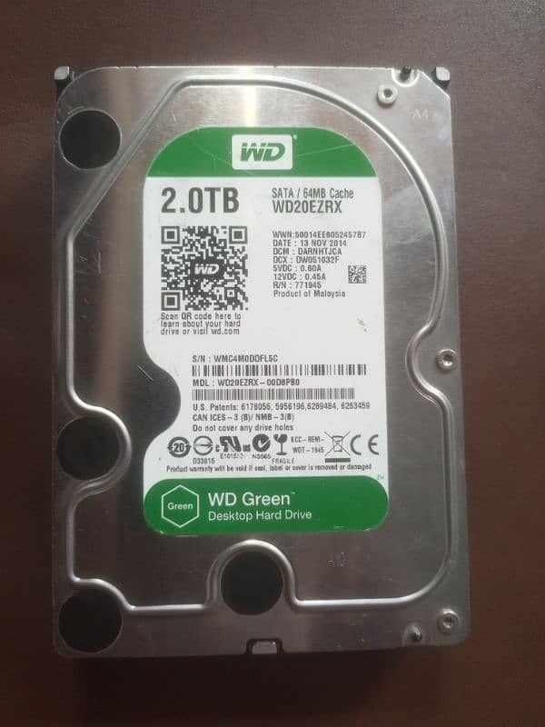 WD 2TB HARD DRIVE 0