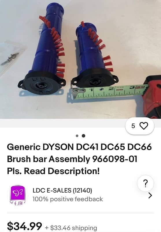 band new genuine dyson components replacement part 2