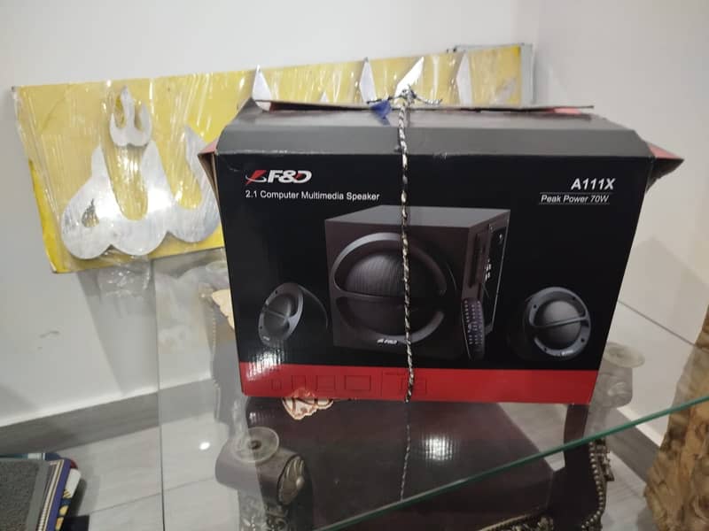 Home Theater, Buffer and Speakers F&D 2.1 Speaker System (Model: A111) 0