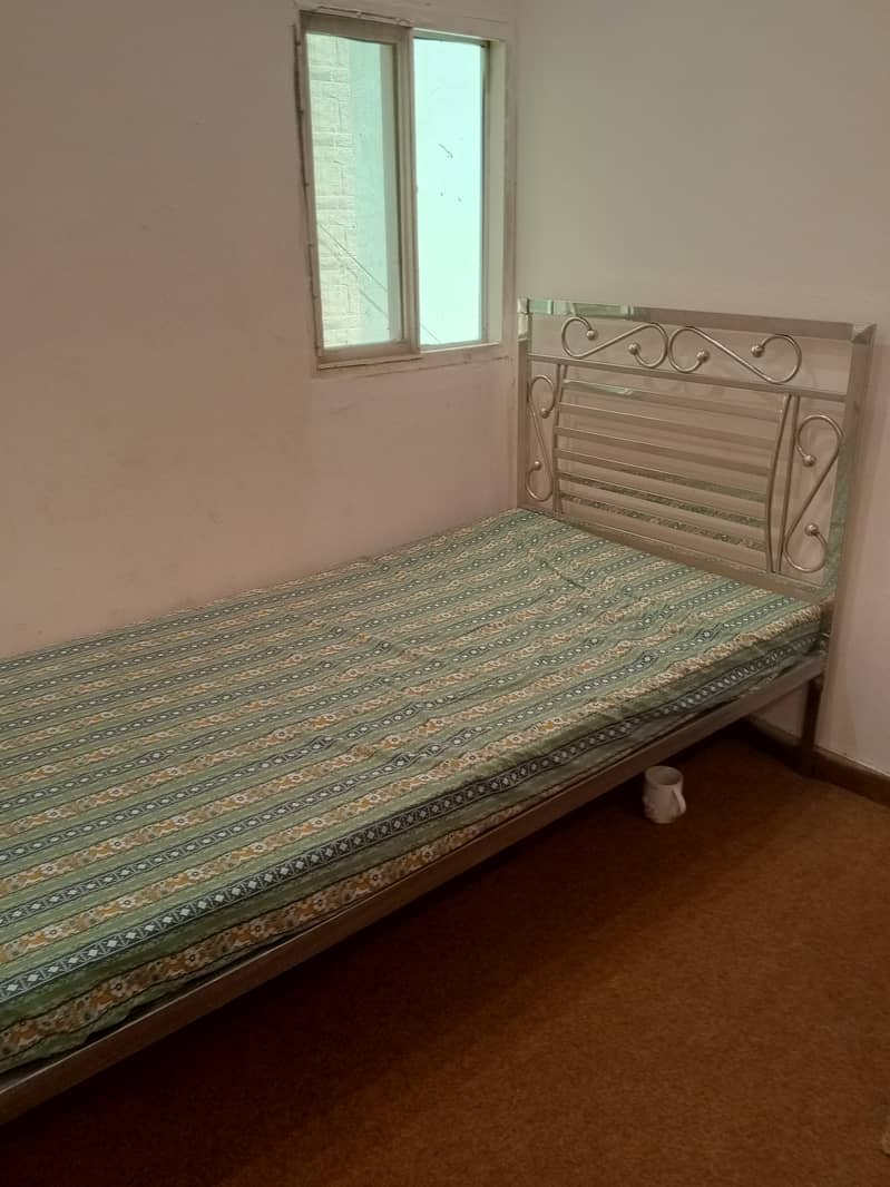 steel single bed 1