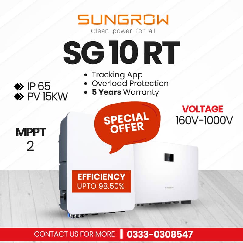 Sungrow Ongrid Solar Inverter Available Wholesale Rates 0