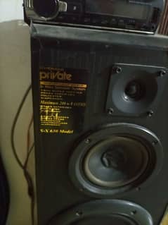 pioneer 200 Watts Japanese speakers excellent in working