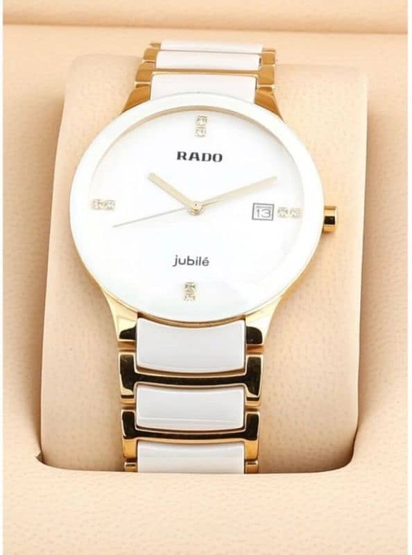 White And Gold Colour Premium Quality Watches For Man 0