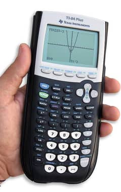 TI-84 plus calculator. (Texas Instruments)original piece