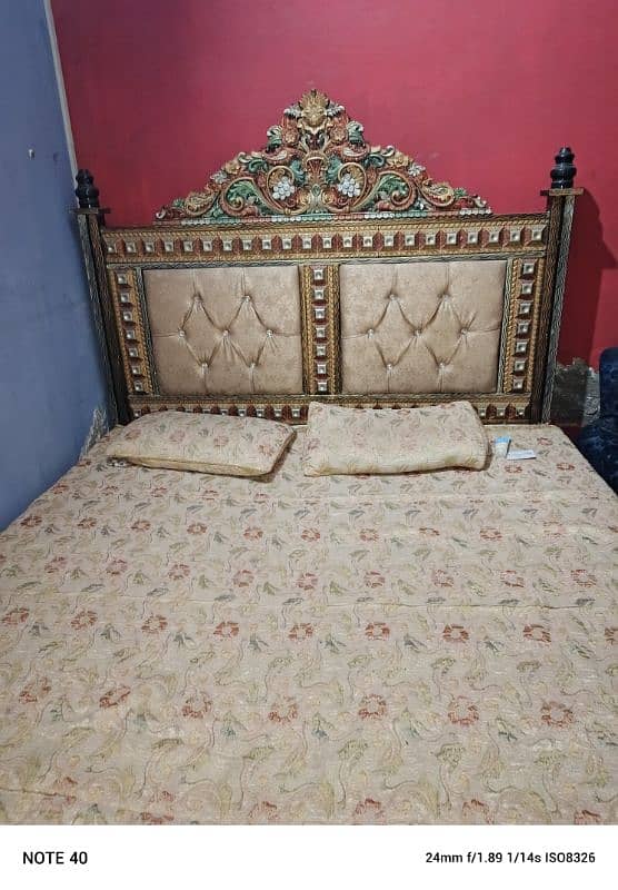 Used Iron bed for sale( without mattress) 1