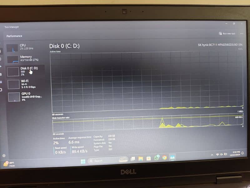 Dell Latitude 5591 Core i5 8th Gen H processor 5