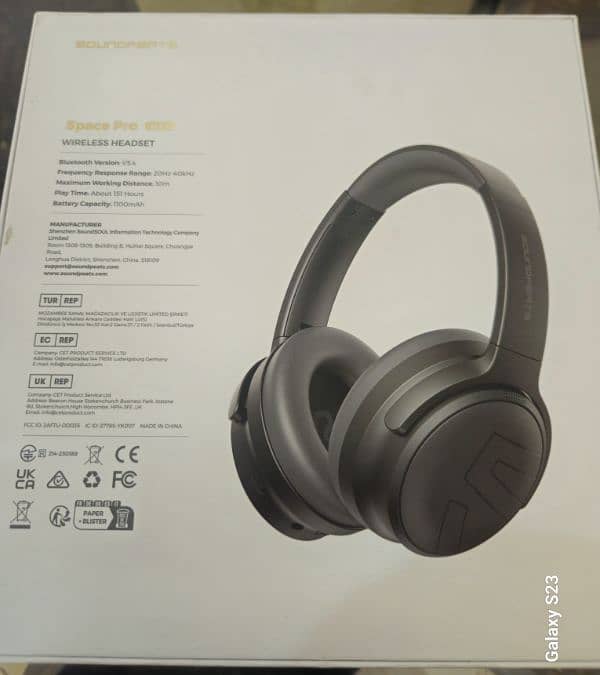 Soundpeats Space Pro Hybrid ANC Headphones, Hi-Res and lDAC earphones 1