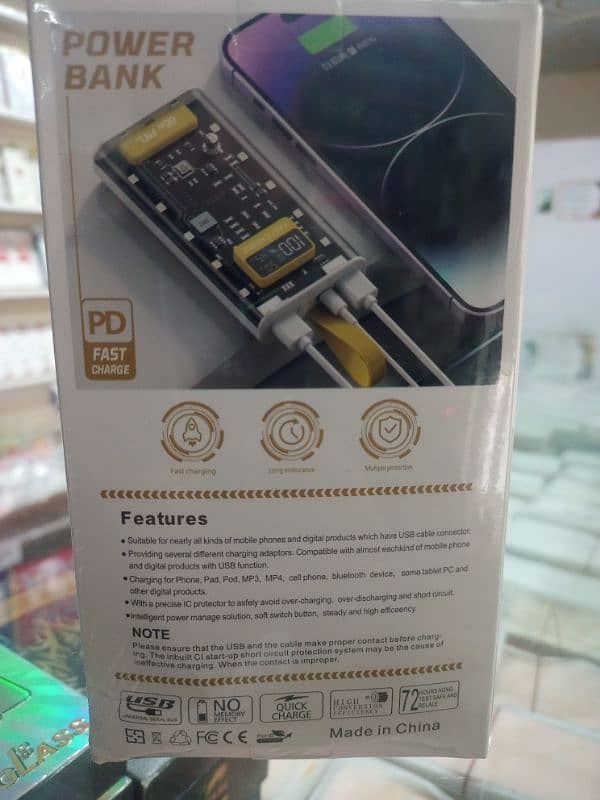 PD fast charge Power Bank 20000mAh 2