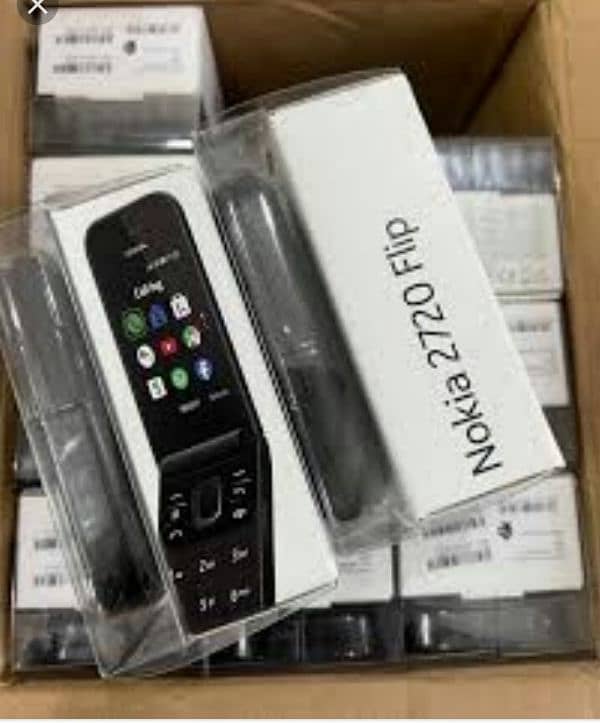 Nokia 2720flip dual sim box pack 8