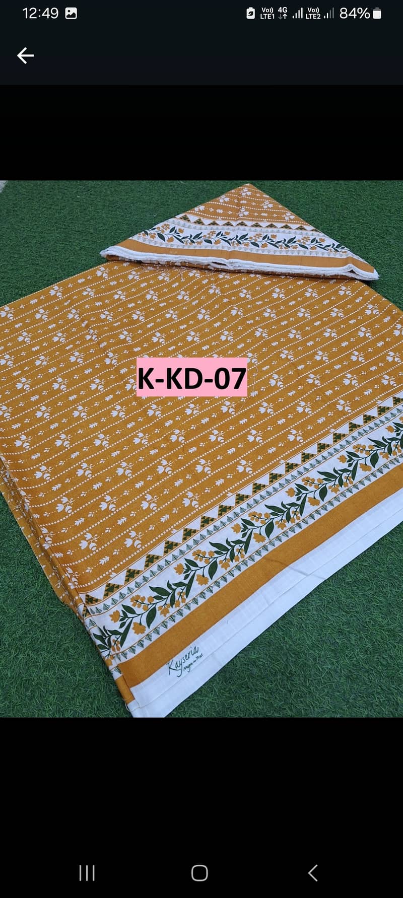 Hm pass hr Brand k 3pc unstitched dress wholesale price pe available h 15