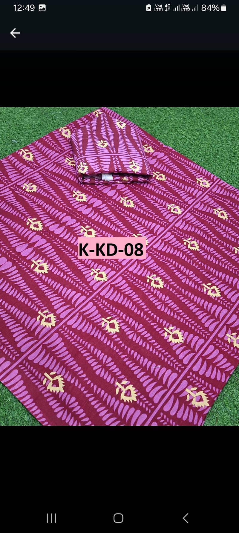 Hm pass hr Brand k 3pc unstitched dress wholesale price pe available h 18