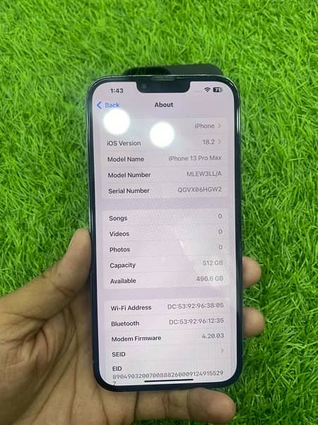 iPhone 13 Pro Max 512gb JV Sim Locked 8