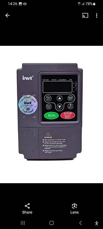 VFD Inverter , Speed Controller , Best Price In Karachi. 7