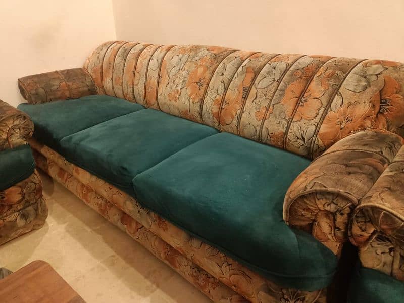 7 seater used sofa set available for sale urgent 03472140612 0