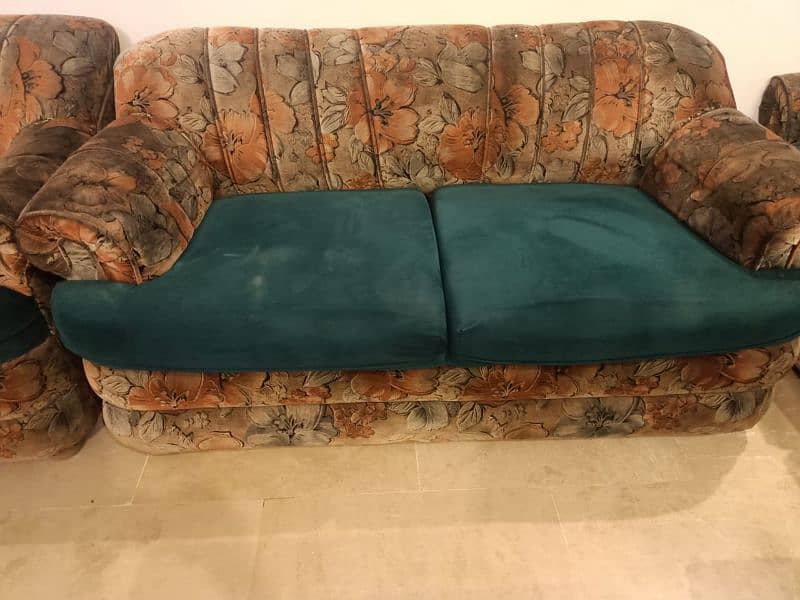 7 seater used sofa set available for sale urgent 03472140612 1