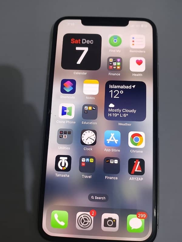 iphone 11 pro max 256 physical + e sim pta approved 7