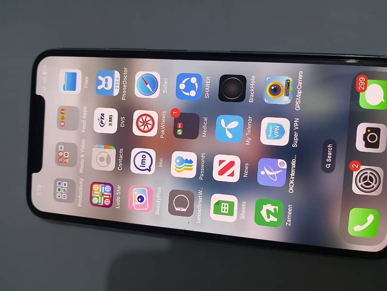 iphone 11 pro max 256 physical + e sim pta approved 9