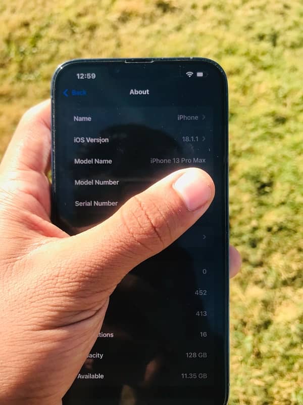 i phone 13 pro max . 128gb . jv condition 10/10 5
