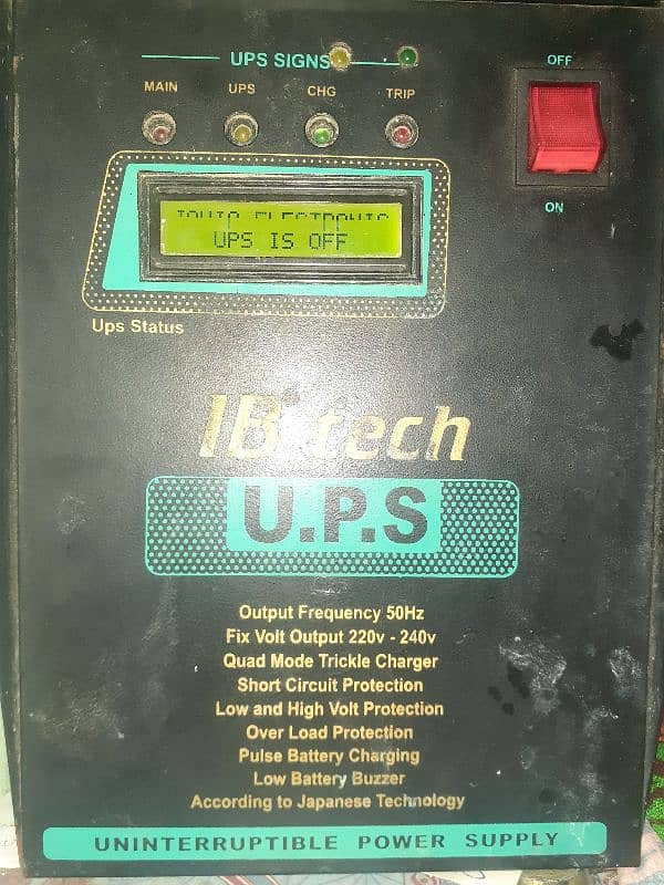 UPS + Battery solar supported 0