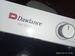 Dawlance washing machine model no:DW 7500 C