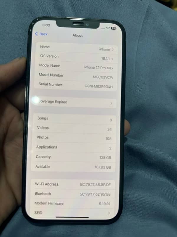 iphone 12 pro max non pta for sale in rawalpindi 2