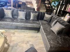 Designer 6,seater Lshape sofa set  excellent condition