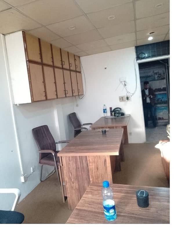 Fully Furnished Area 230 Square Feet Office Available For Rent Real Pictures in Main Boulevard Road Gulberg 3 Lahore 4