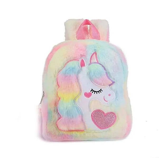 Unicorn Galaxy furr bag for kids 2