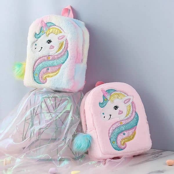 Unicorn Galaxy furr bag for kids 9