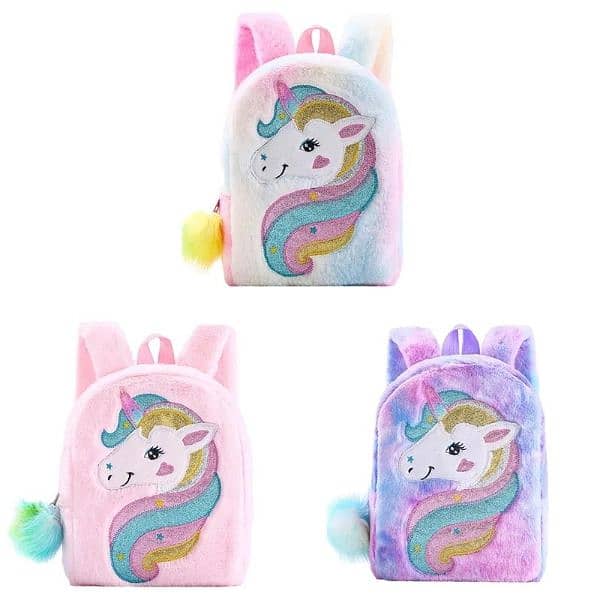 Unicorn Galaxy furr bag for kids 10