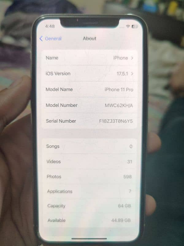 iphone 11 pro 64 GB Approved 6