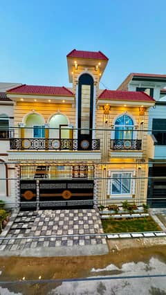 Raiz ul Jannah Rafi qamar road New brand Spanish 7 marly proper double story house for sale