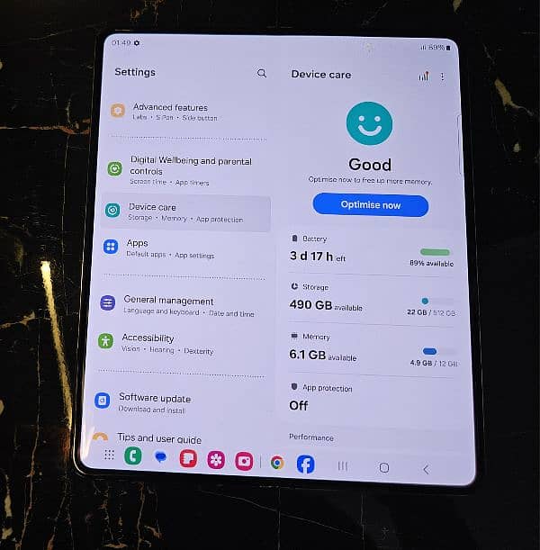 Samsung Fold 4 Official Approved 12GB 512GB 1