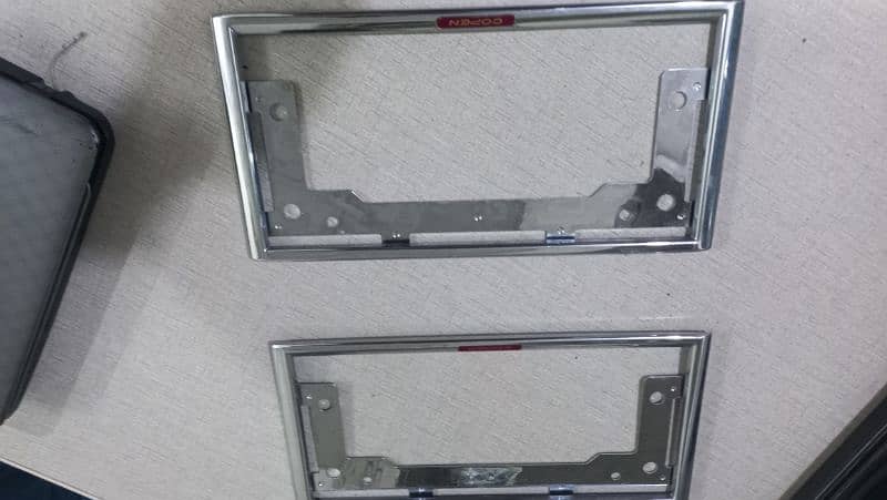 Car NO Plate Chrome Frame , Pair Price 1