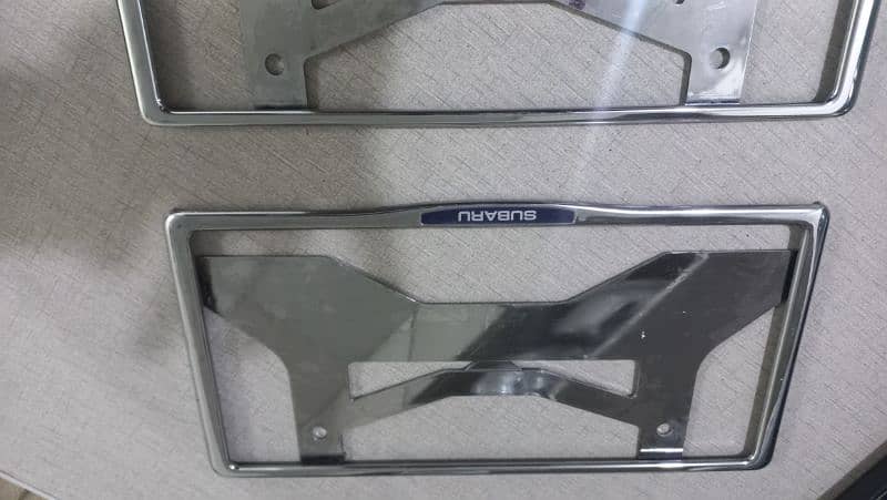 Car NO Plate Chrome Frame , Pair Price 9