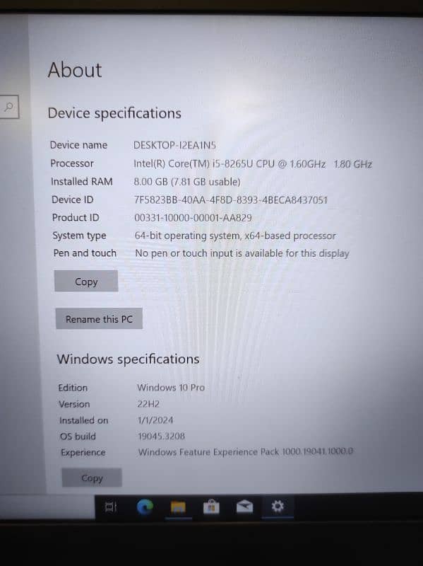 lenovo L490 i5 8th gen hp 650g1 i5 4th gen 3