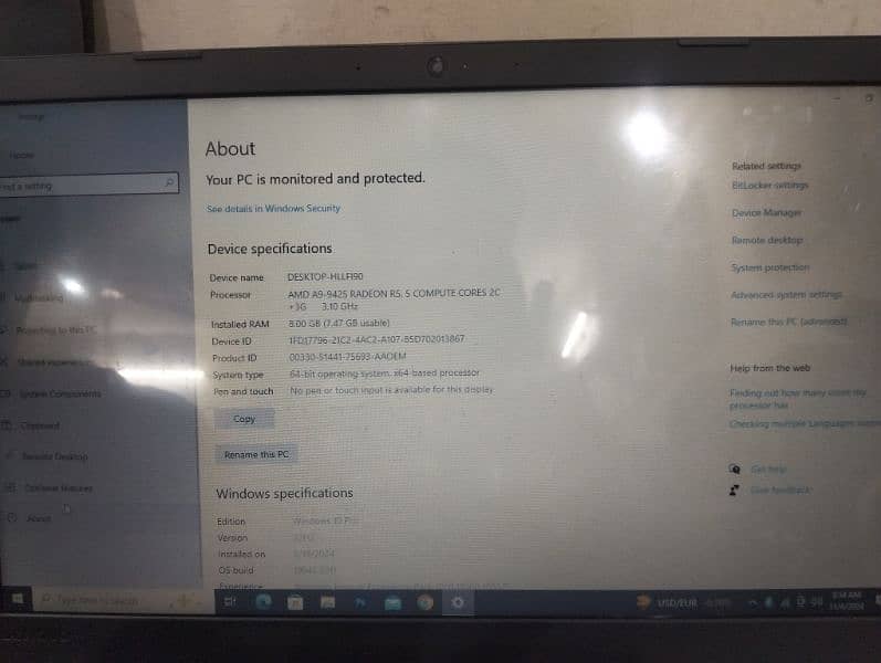 Lenovo laptop i5 Generation 7th 0