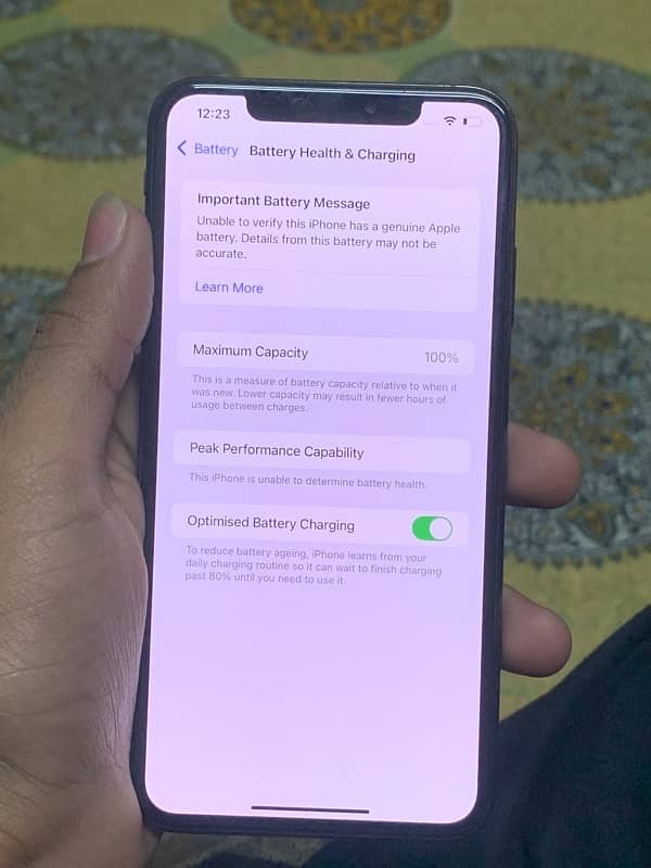 iphone Xs Max (256) GB 3