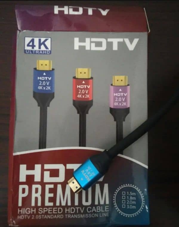 HDMI CABLE ULTRA HIGH SPEED 4k/60Hz For computers, laptops, projectors 1