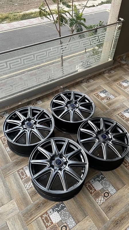 Enkei 17 inch Alloy Rims For Honda 114 PCD 0