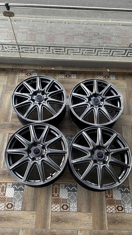 Enkei 17 inch Alloy Rims For Honda 114 PCD 1