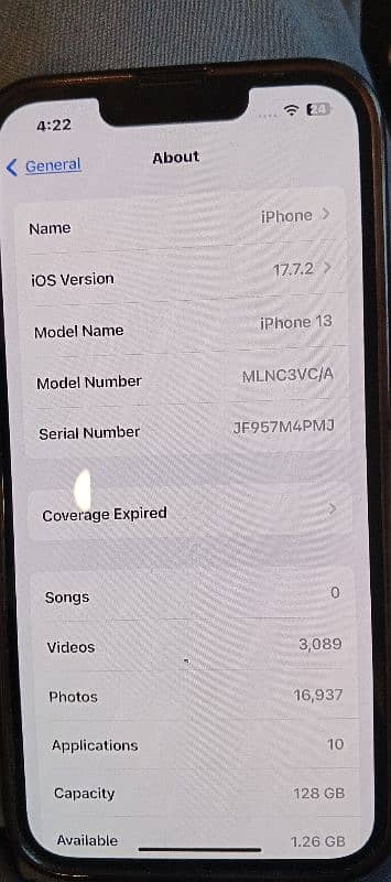 iphone 13  condition 10/10  battery health 82% 3