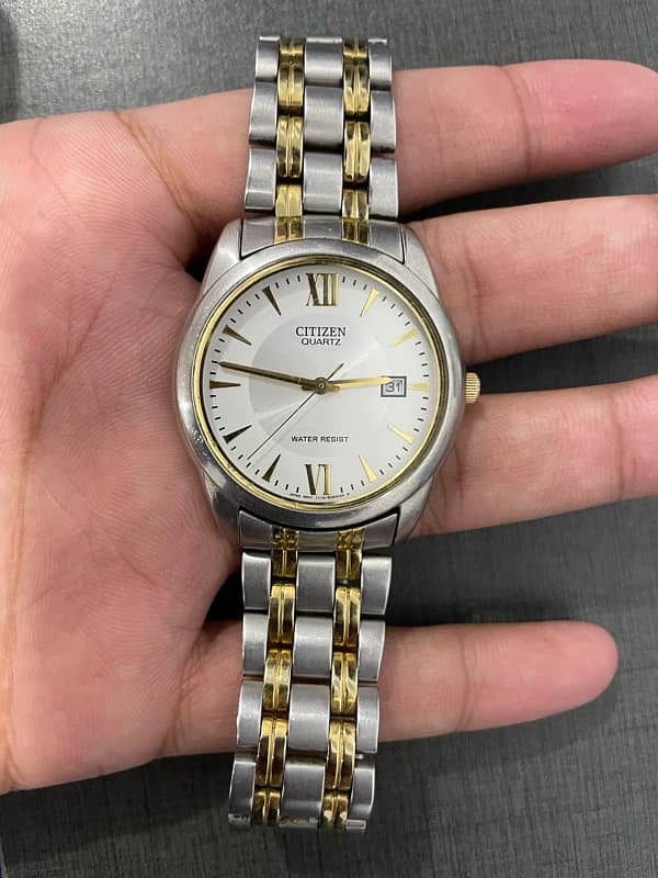 Citizen quartz two tone stainless steel Men’s Watch 0