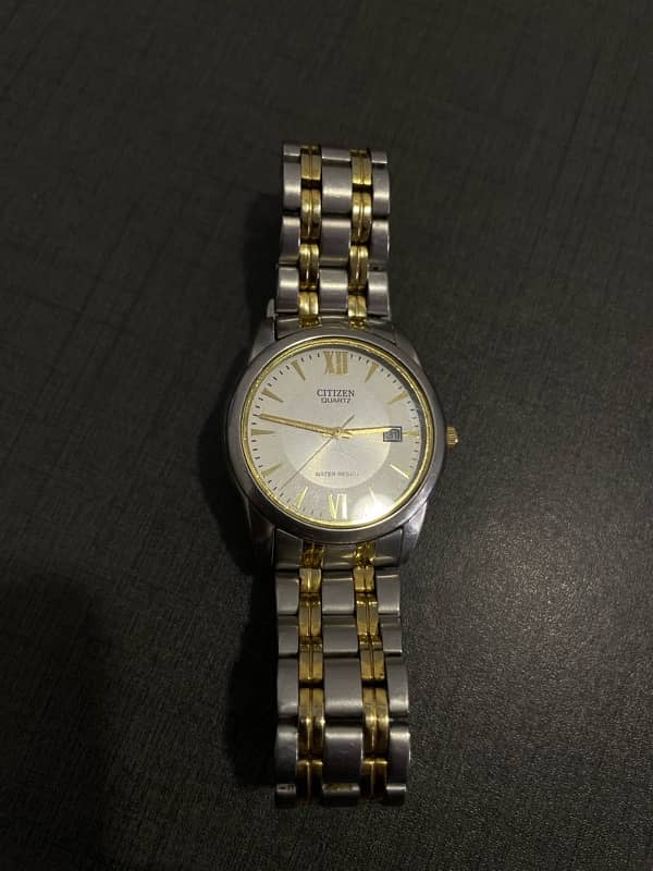 Citizen quartz two tone stainless steel Men’s Watch 1